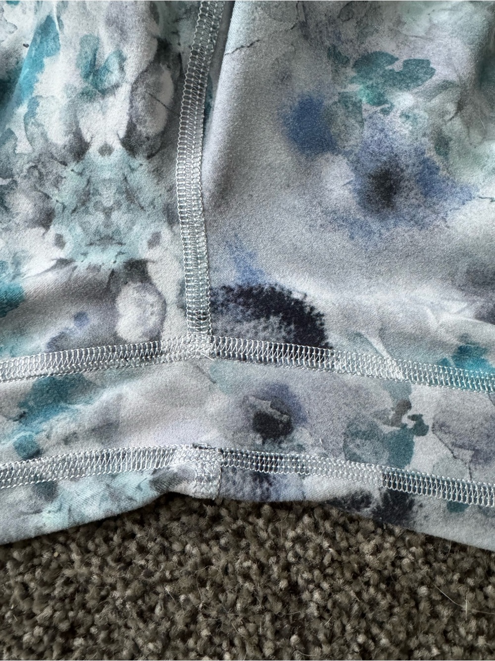 lululemon athletica Blue & Teal Watercolor Leggings